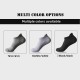 Thick Terry Crew Socks for Men & Women - Non-Slip Cotton Sports Ankle Socks with Cushioned Sole