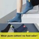 Men's Mid-Calf Socks - Breathable Cotton Dress Socks for Business & Casual Wear