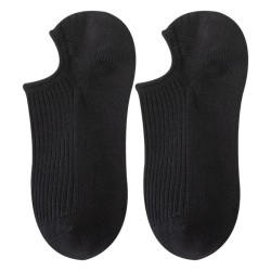 Men's No-Show Socks Summer Cotton Low-Cut Breathable Non-Slip Casual Dress Socks