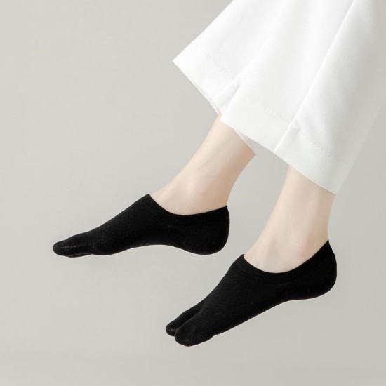 Non-Slip Invisible Socks for Women | Breathable No-Show Liner Socks with Grip